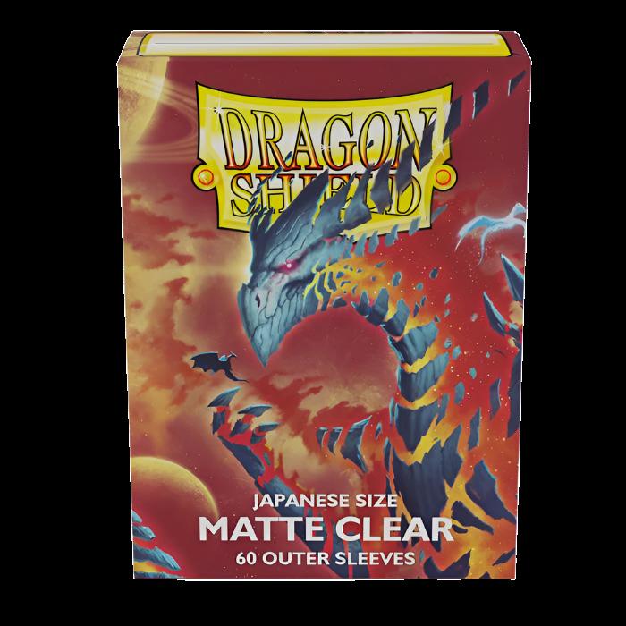 Dragon Shield: Japanese Size Outer Sleeves – Matte – Clear