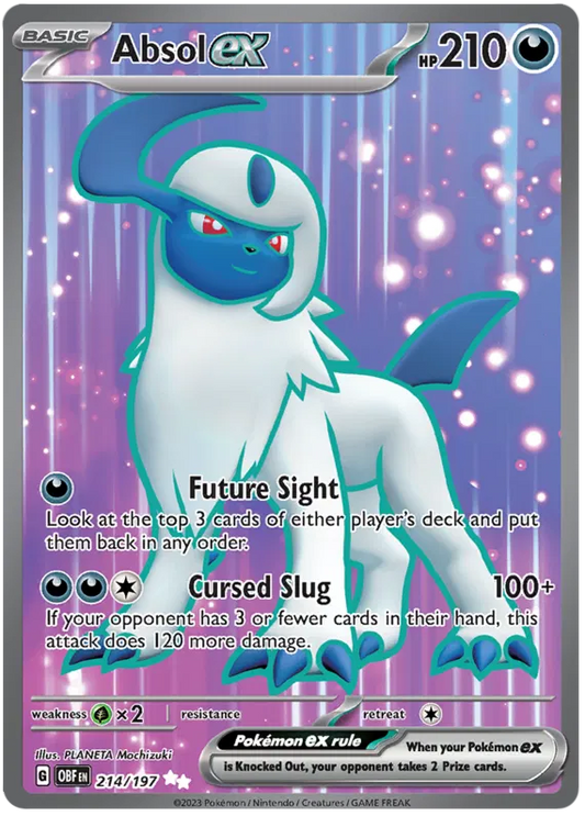 Absol EX UR 214/197 Obsidian Flames