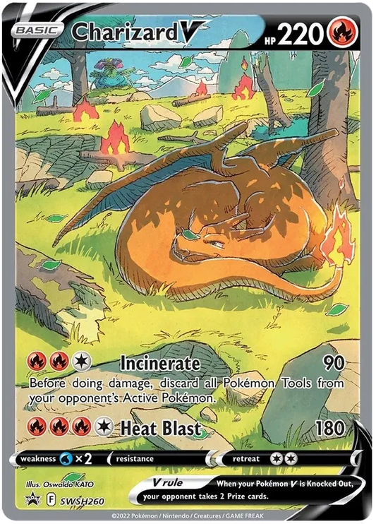 Charizard V Sword & Shield SWSH260 Holo