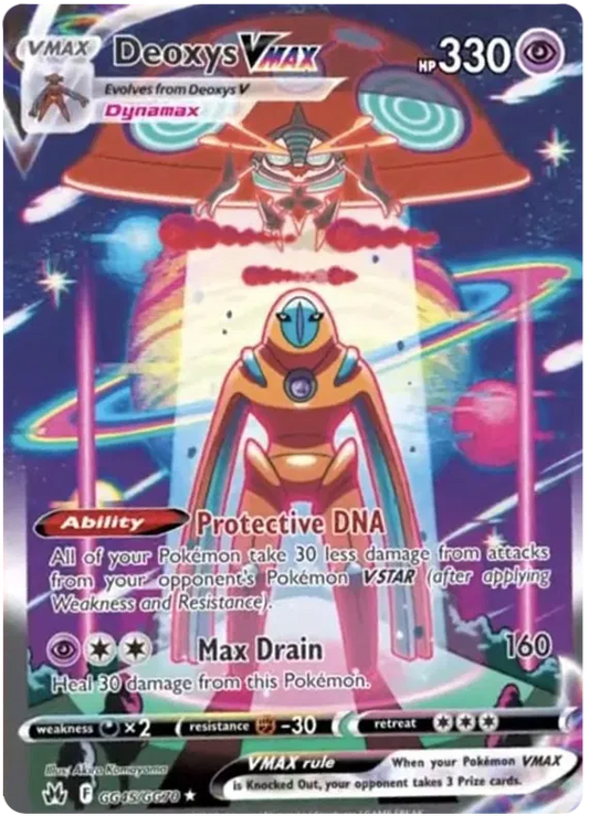 Deoxys VMAX UR GG45/GG70 Crown Zenith