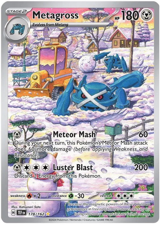 Metagross Illustration Rare 178/162 English Temporal Forces