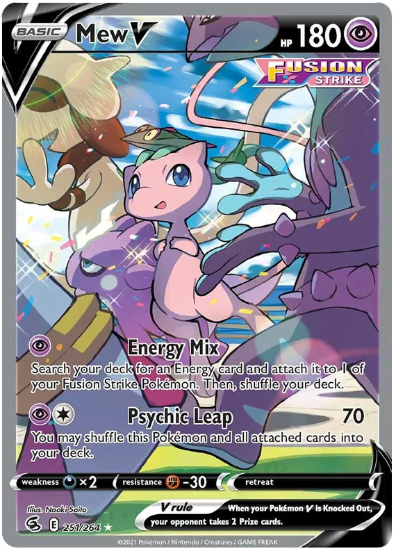 Mew V UR 251/264 Fusion Strike 151