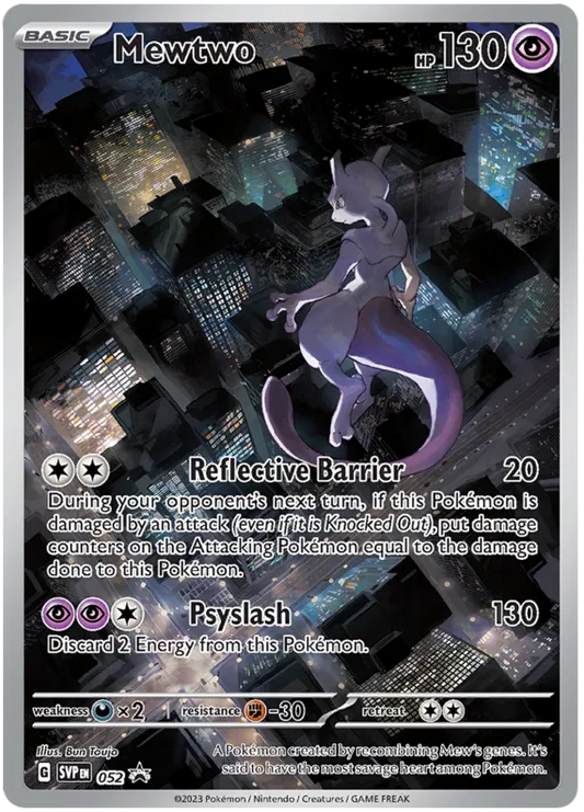 Mewtwo 052 Pokemon 151 Promo