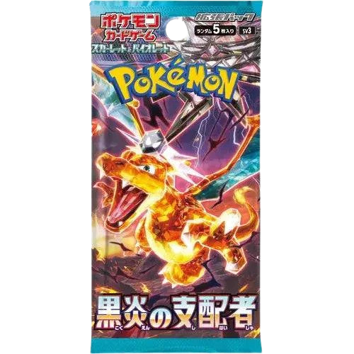 Pokémon TCG - Ruler of the Black Flame SV3 Booster Pack