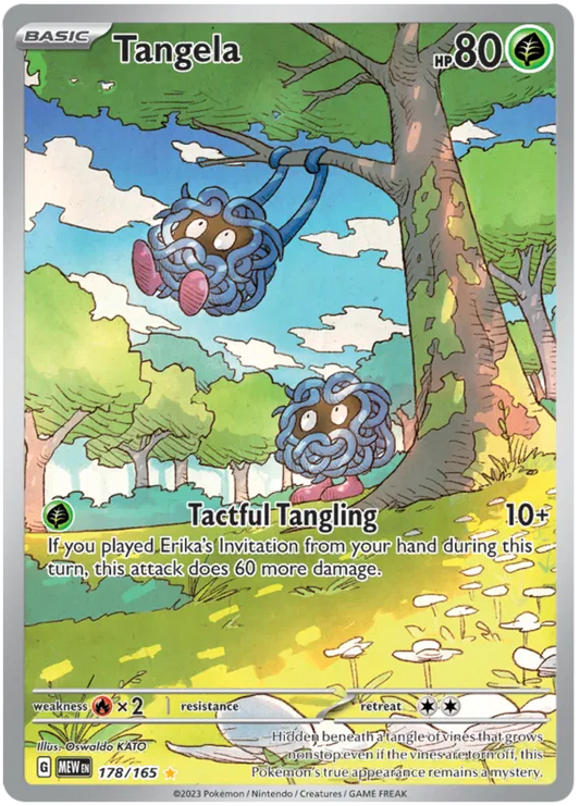 Tangela Illustration Rare 178/165 Scarlet & Violet 151