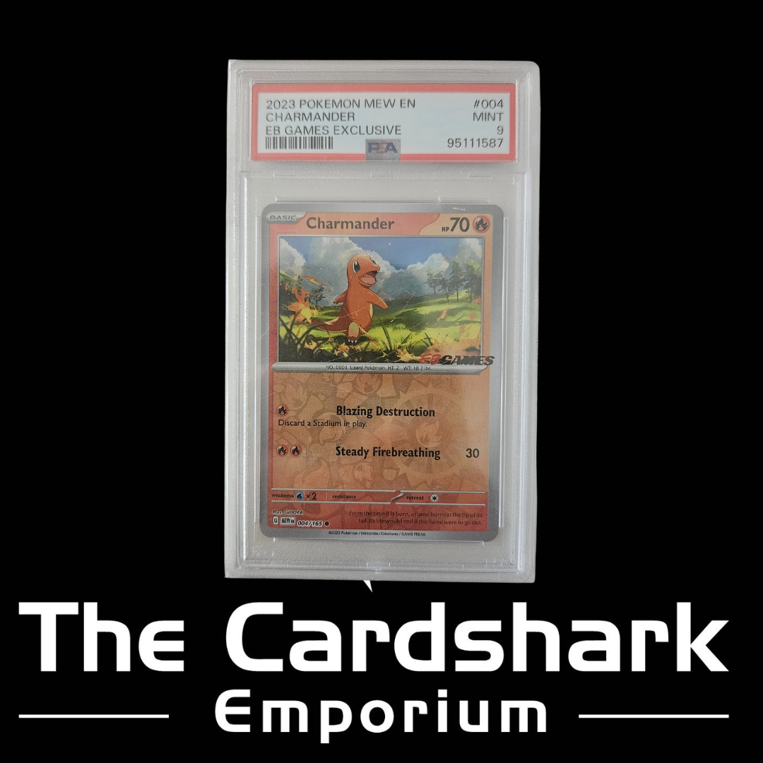 PSA9 - 2023 Pokémon Mew En - Charmander - EB Games Exclusive 004/165