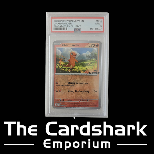 PSA9 - 2023 Pokémon Mew En - Charmander - EB Games Exclusive 004/165