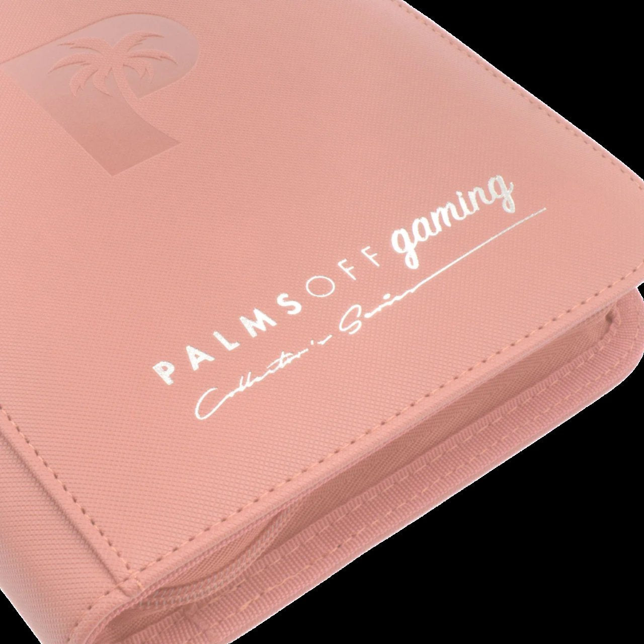 Palms Off Gaming -Collector's Series 4 Pocket Zip Trading Card Binder - PINK